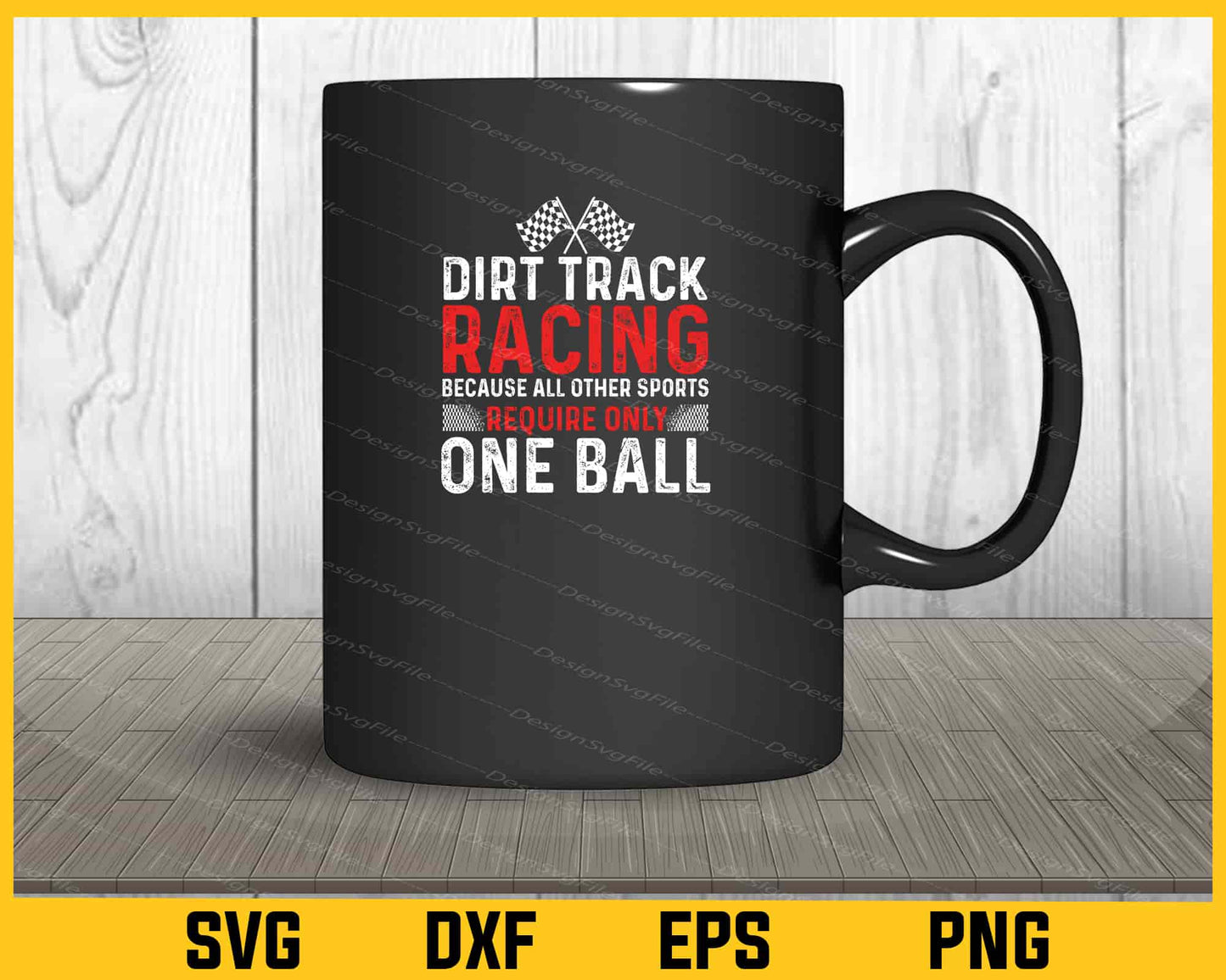 Dirt Track Racing Because All Other Sports One Ball Svg Cutting Printable File  - Premium Cutting Files in SVG, PNG & EPS Formats - Premium SVG Cutting Files for Crafts