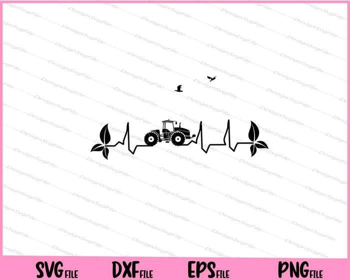 Collection of farmer-themed designs with tractors and text on a white background.