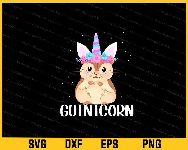 Guinicorn Funny unicorn animal svg