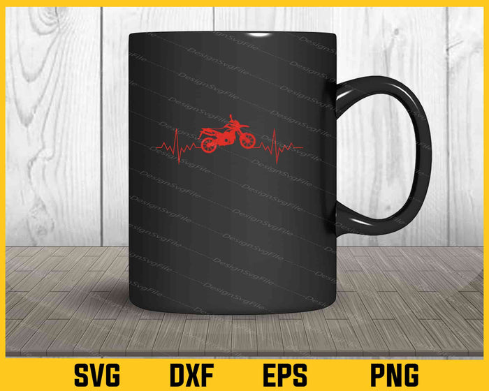 Heartbeat Rider Svg Cutting Printable File  - Premium Cutting Files in SVG, PNG & EPS Formats - Premium SVG Cutting Files for Crafts