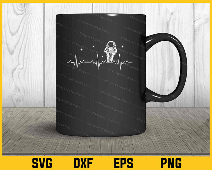 Heartbeat Space Svg Cutting Printable File  - Premium Cutting Files in SVG, PNG & EPS Formats - Premium SVG Cutting Files for Crafts