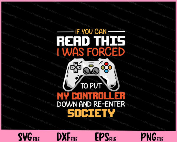 If you Can Read this i was Forced to Put my Controller svg