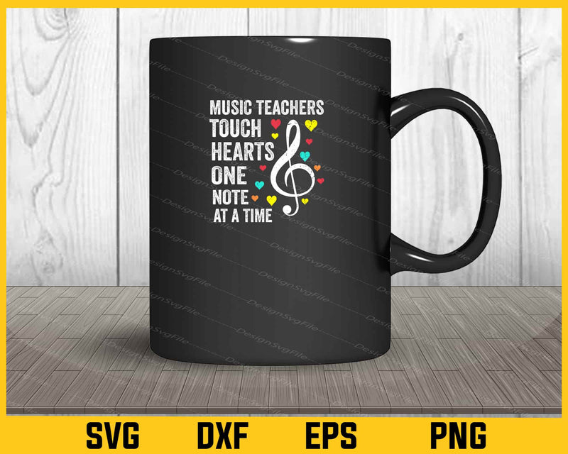 Music Teachers Touch Hearts mug