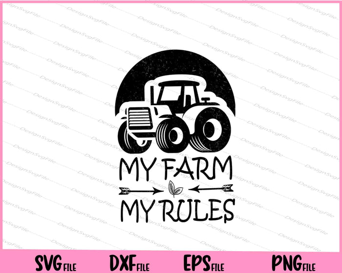 Farm Bundle SVG, Tractors PNG