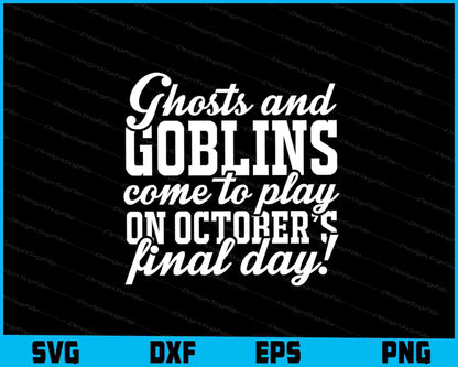 Ghosts And Gobling Come To Play Halloween