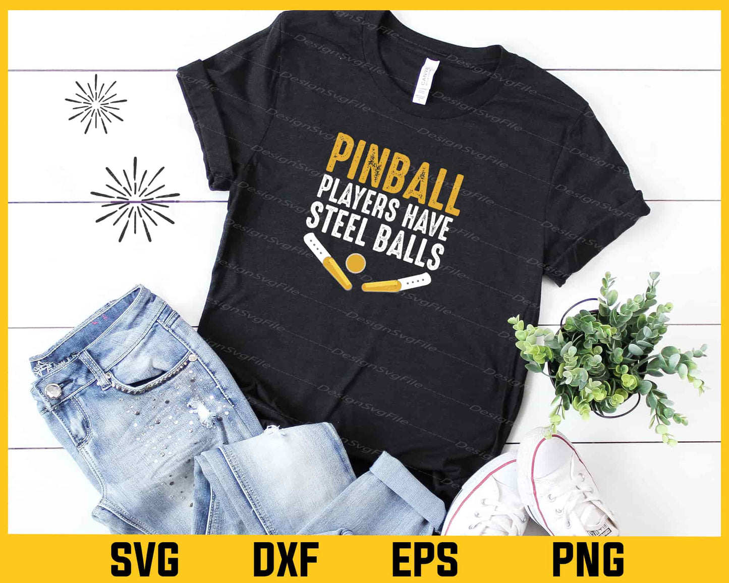 Pinball Players Have Steel Balls Svg Cutting Printable File  - Premium Cutting Files in SVG, PNG & EPS Formats - Premium SVG Cutting Files for Crafts