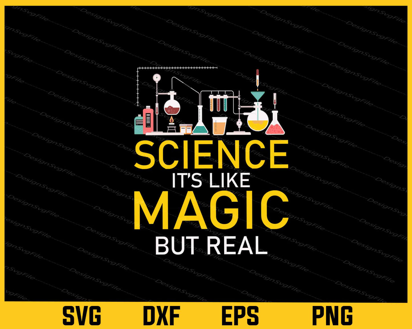 Science It’s Like Magic But Real Svg Cutting Printable File  - Premium Cutting Files in SVG, PNG & EPS Formats - Premium SVG Cutting Files for Crafts