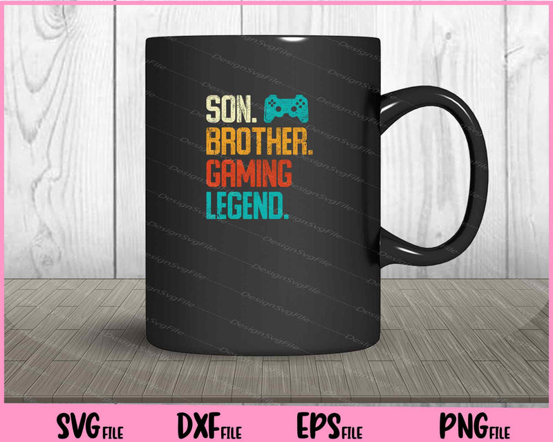 Son. Brother. Gaming Legend mug
