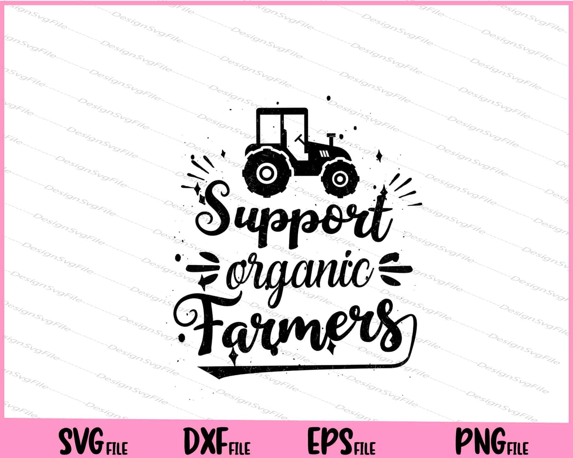 Support Organic Farmers Svg Cutting Printable Files  - Premium Cutting Files in SVG, PNG & EPS Formats - Premium SVG Cutting Files for Crafts