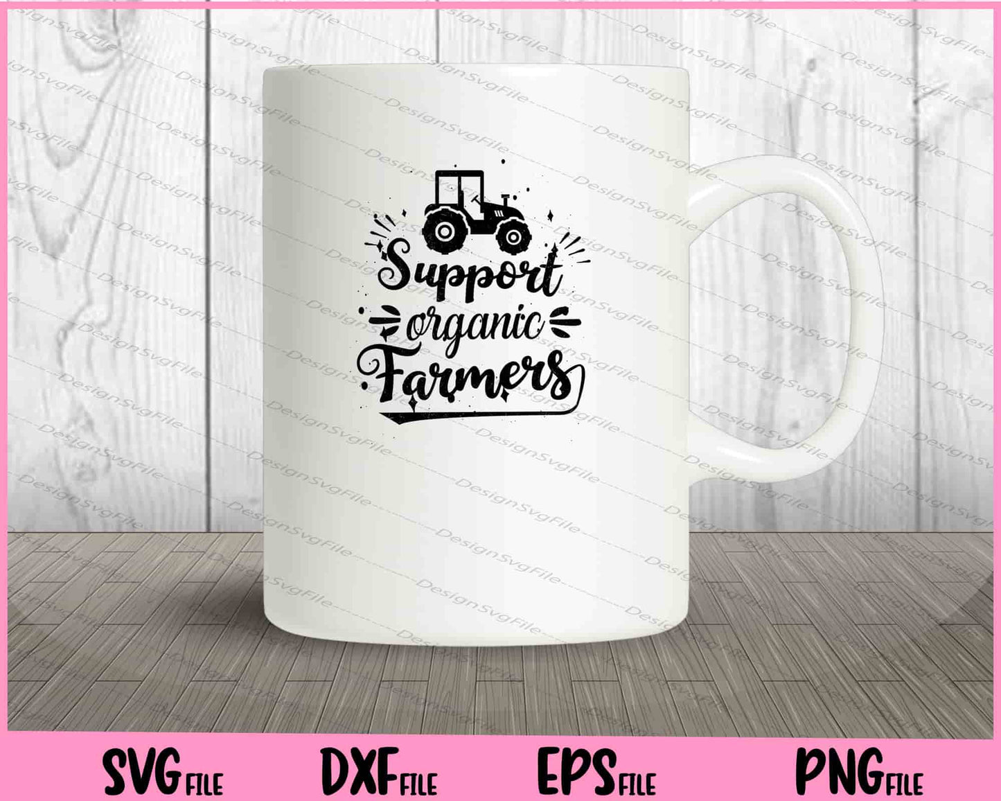 Support Organic Farmers Svg Cutting Printable Files  - Premium Cutting Files in SVG, PNG & EPS Formats - Premium SVG Cutting Files for Crafts