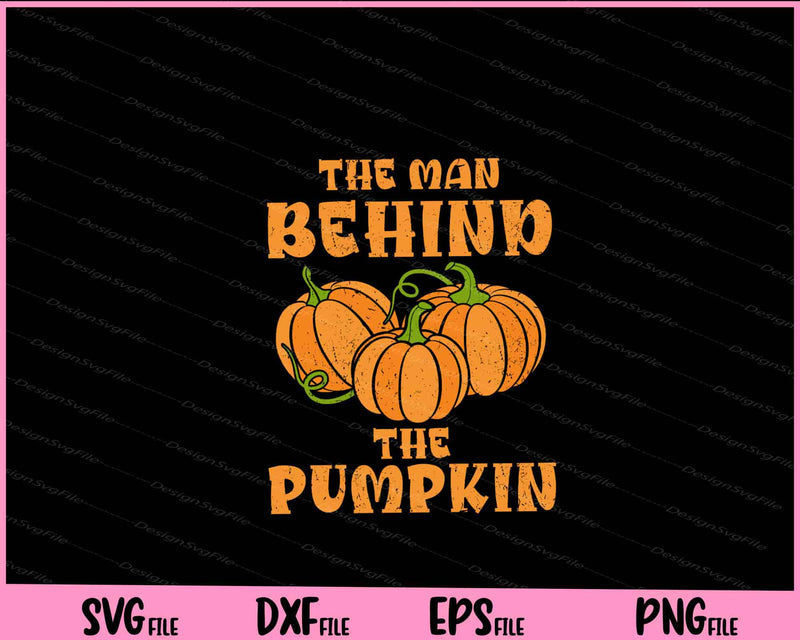 The Man Behind The Pumpkin Svg Cutting Printable Files  - Premium Cutting Files in SVG, PNG & EPS Formats - Premium SVG Cutting Files for Crafts