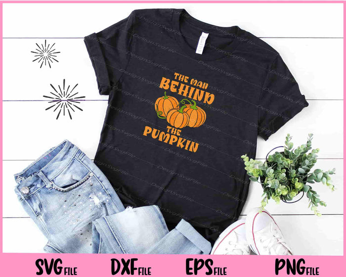 The Man Behind The Pumpkin Svg Cutting Printable Files  - Premium Cutting Files in SVG, PNG & EPS Formats - Premium SVG Cutting Files for Crafts