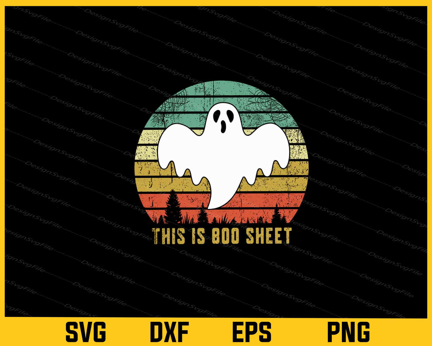 This Is Boo Sheet Halloween Svg Cutting Printable File  - Premium Cutting Files in SVG, PNG & EPS Formats - Premium SVG Cutting Files for Crafts