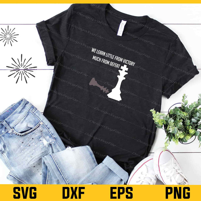 We Learn Little From Victory Much From Defeat Svg Cutting Printable File  - Premium Cutting Files in SVG, PNG & EPS Formats - Premium SVG Cutting Files for Crafts