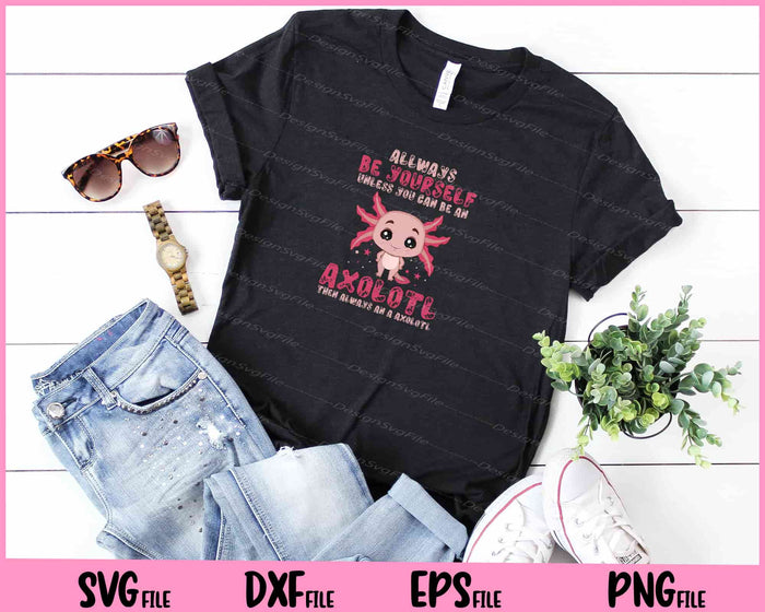 Axolotl Gift funny Svg Cutting Printable Files  - Premium Cutting Files in SVG, PNG & EPS Formats - Premium SVG Cutting Files for Crafts