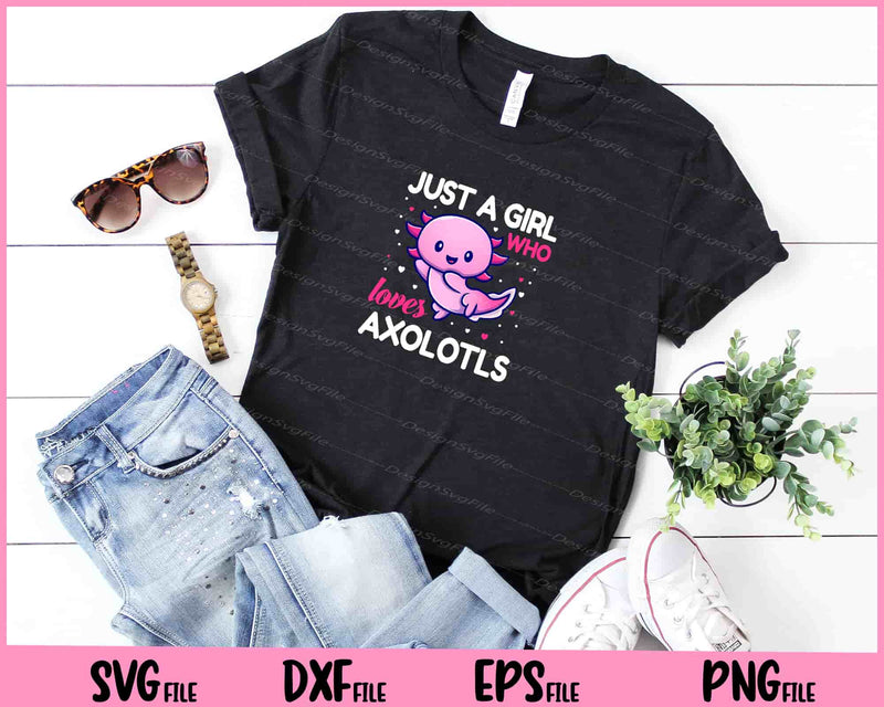 Axolotl Shirt Kids Kawaii Axolotl Girls Women Axolotl t shirt