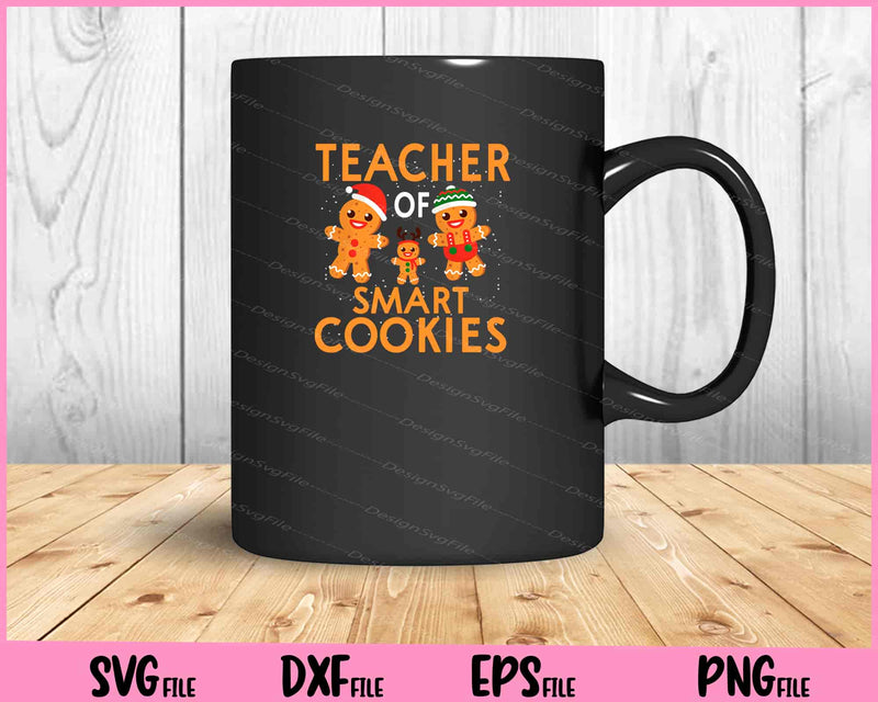 Christmas Teacher Cute Gingerbread Cookies mug