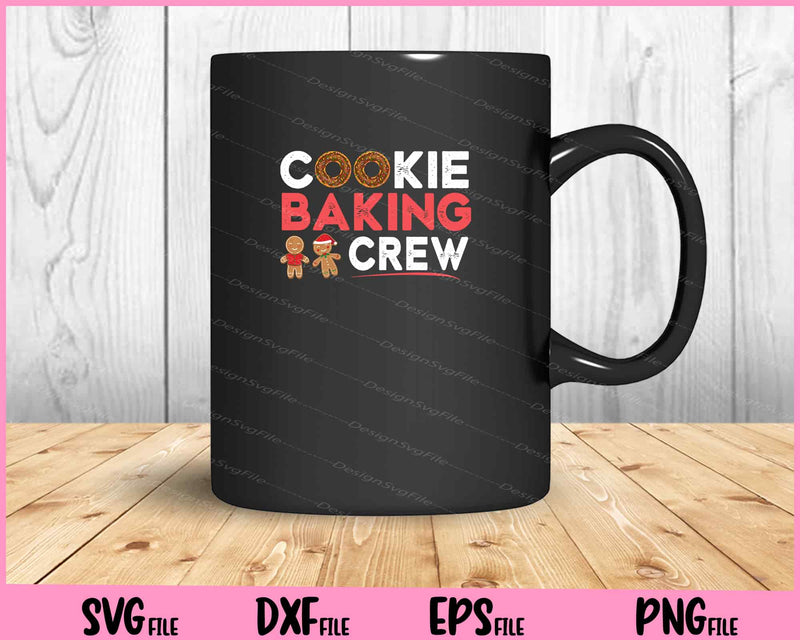 Cookie Baking Crew Christmas Family Gingerbread mug