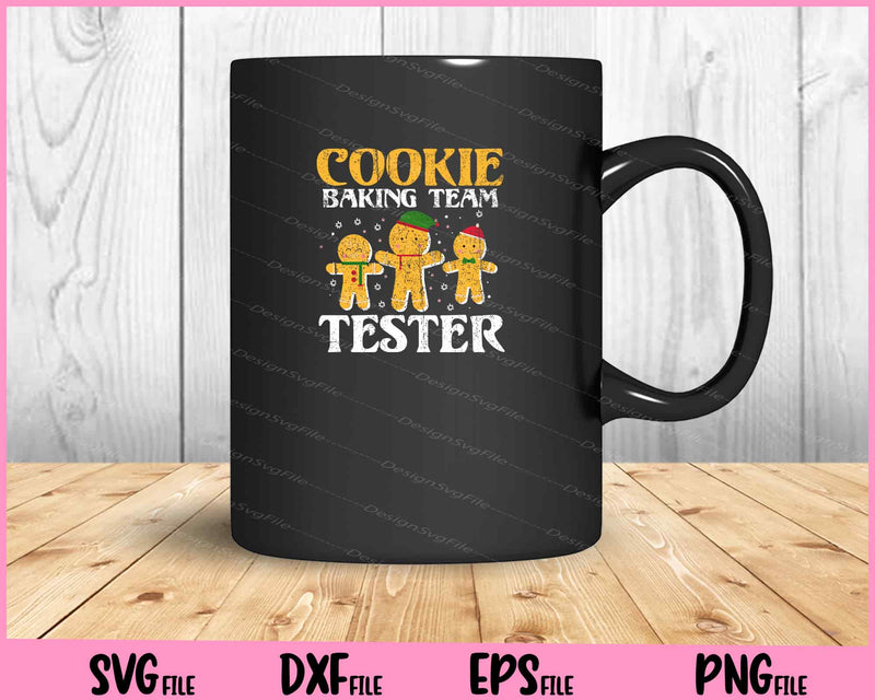 Cookie Baking Team Tester Gingerbread Christmas mug