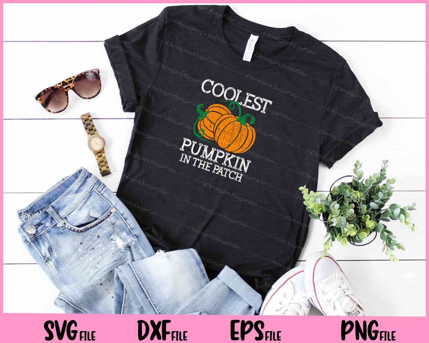 Coolest Pumpkin In The Patch Halloween Svg Cutting Printable Files  - Premium Cutting Files in SVG, PNG & EPS Formats - Premium SVG Cutting Files for Crafts