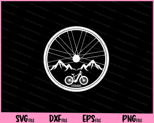 Cycologist mountain bike Svg Cutting Printable Files  - Premium Cutting Files in SVG, PNG & EPS Formats - Premium SVG Cutting Files for Crafts