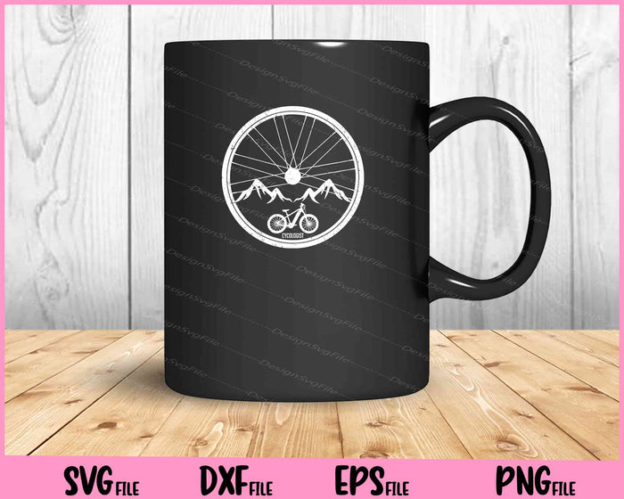 Cycologist mountain bike Svg Cutting Printable Files  - Premium Cutting Files in SVG, PNG & EPS Formats - Premium SVG Cutting Files for Crafts