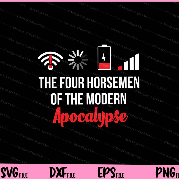 Die vier modernen apokalyptischen Reiter - Problem Svg Cutting Printable Files  - Premium Cutting Files in SVG, PNG & EPS Formats - Premium SVG Cutting Files for Crafts