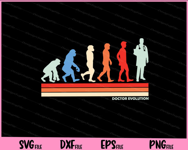 Doctor evolution Vintage svg