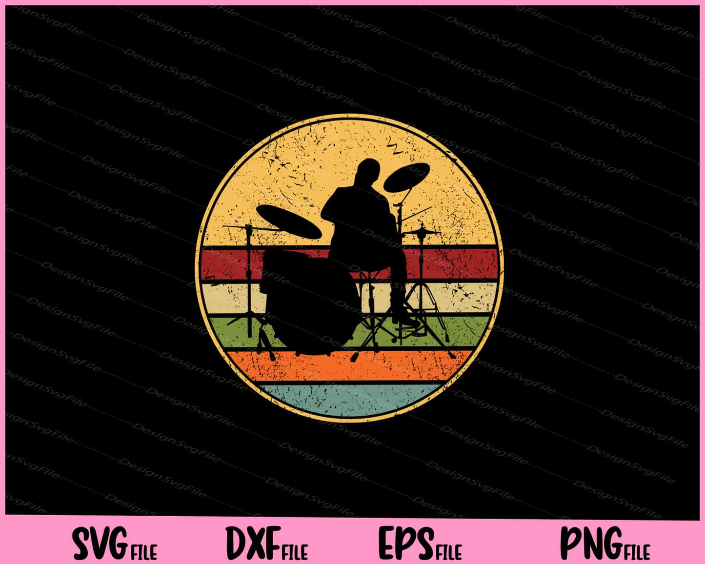 Drums music funny Svg Cutting Printable Files  - Premium Cutting Files in SVG, PNG & EPS Formats - Premium SVG Cutting Files for Crafts