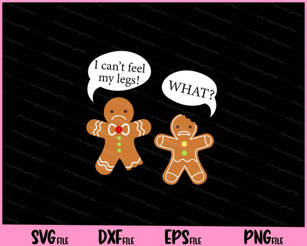 Funny Gingerbread Men Christmas svg