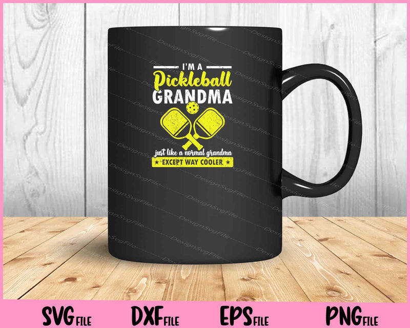 Pickleball Grandma Pickleball Player Svg Cutting Printable Files  - Premium Cutting Files in SVG, PNG & EPS Formats - Premium SVG Cutting Files for Crafts