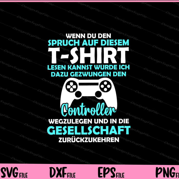 Gamer Zocker Games Gaming Svg Cutting Printable Files  - Premium Cutting Files in SVG, PNG & EPS Formats - Premium SVG Cutting Files for Crafts