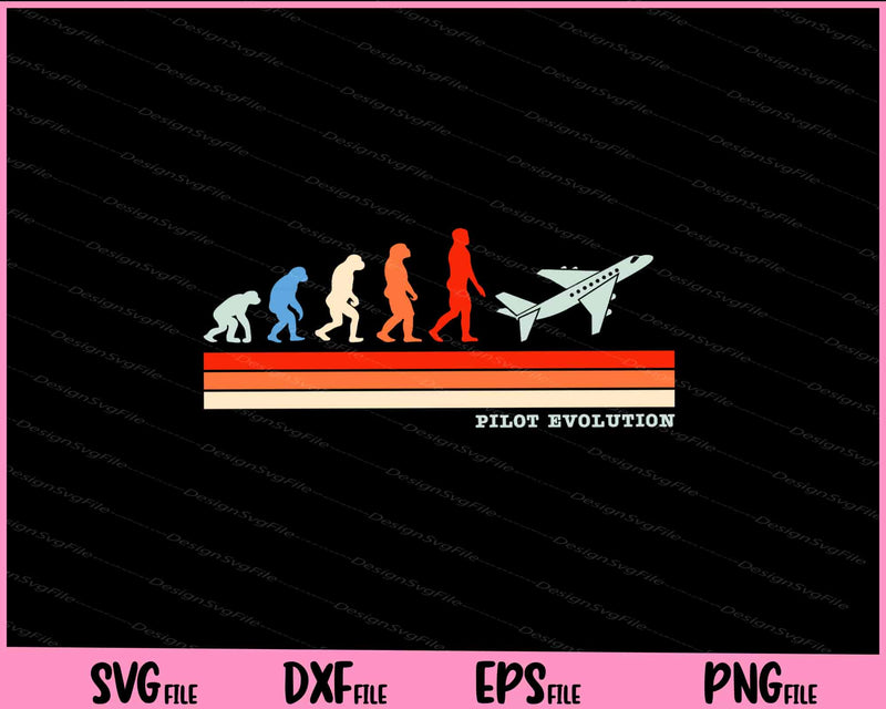 Pilot Evolution Vintage Svg Cutting Printable Files  - Premium Cutting Files in SVG, PNG & EPS Formats - Premium SVG Cutting Files for Crafts