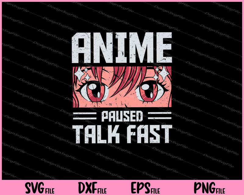 anime paused talk fast svg