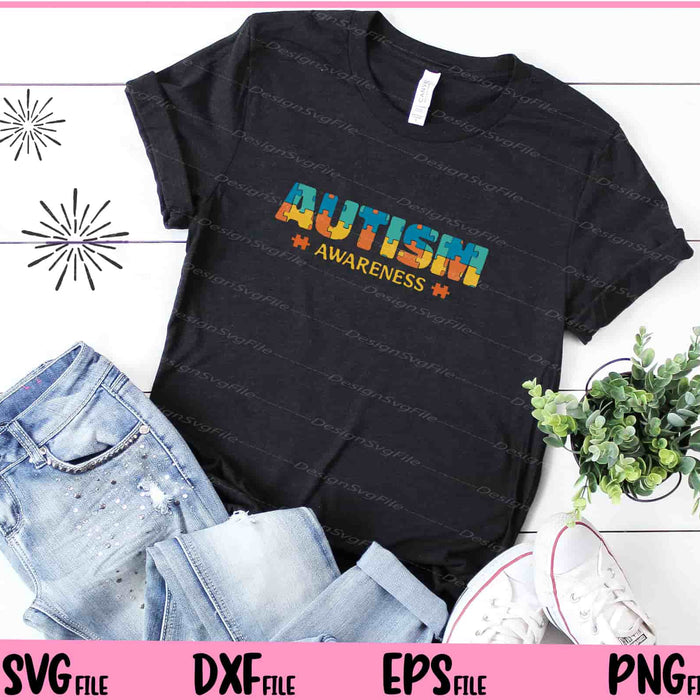 autism awareness puzzle Svg Cutting Printable Files  - Premium Cutting Files in SVG, PNG & EPS Formats - Premium SVG Cutting Files for Crafts