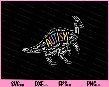 autism dinosaur funny Svg Cutting Printable Files  - Premium Cutting Files in SVG, PNG & EPS Formats - Premium SVG Cutting Files for Crafts