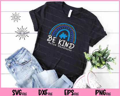 be kind autism awareness Svg Cutting Printable Files  - Premium Cutting Files in SVG, PNG & EPS Formats - Premium SVG Cutting Files for Crafts