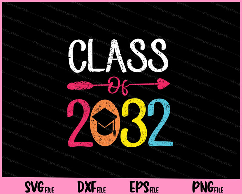 class of 2032 Teacher svg