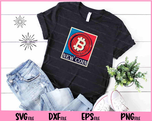 crypto NEW COIN Svg Cutting Printable Files  - Premium Cutting Files in SVG, PNG & EPS Formats - Premium SVG Cutting Files for Crafts