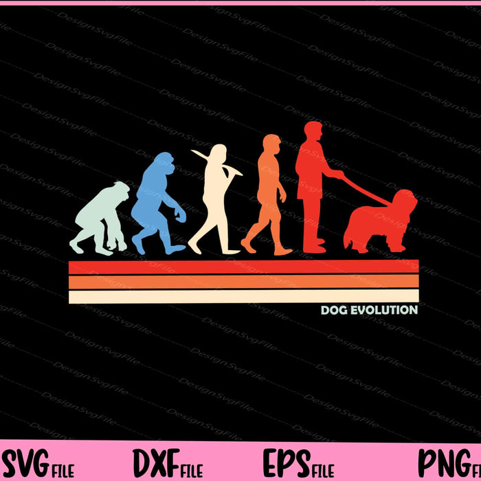 dog evolution Vintage Svg Cutting Printable Files  - Premium Cutting Files in SVG, PNG & EPS Formats - Premium SVG Cutting Files for Crafts