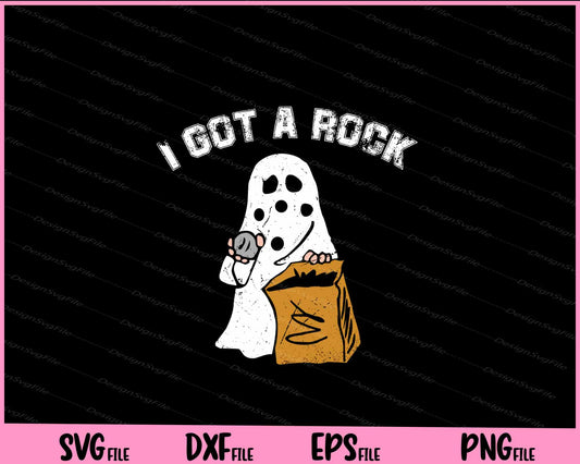 I Got A Rock Halloween Svg Cutting Printable Files  - Premium Cutting Files in SVG, PNG & EPS Formats - Premium SVG Cutting Files for Crafts