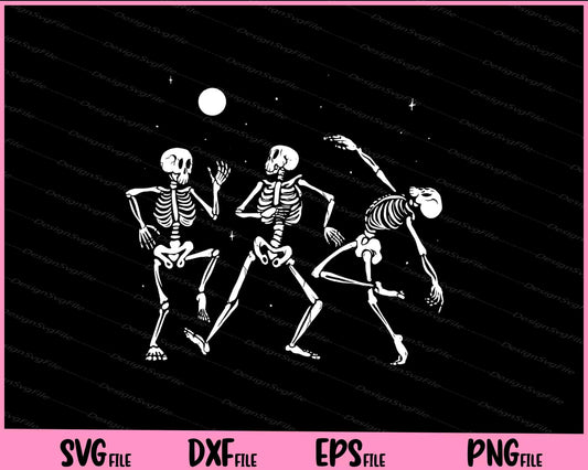 skeletons dancing Halloween Svg Cutting Printable Files  - Premium Cutting Files in SVG, PNG & EPS Formats - Premium SVG Cutting Files for Crafts