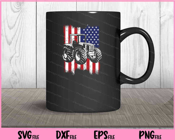 tractor usa flag funny 4th of july day Svg Cutting Printable Files  - Premium Cutting Files in SVG, PNG & EPS Formats - Premium SVG Cutting Files for Crafts